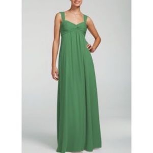 David’s Bridal Babydoll Chiffon Bridesmaid Dress